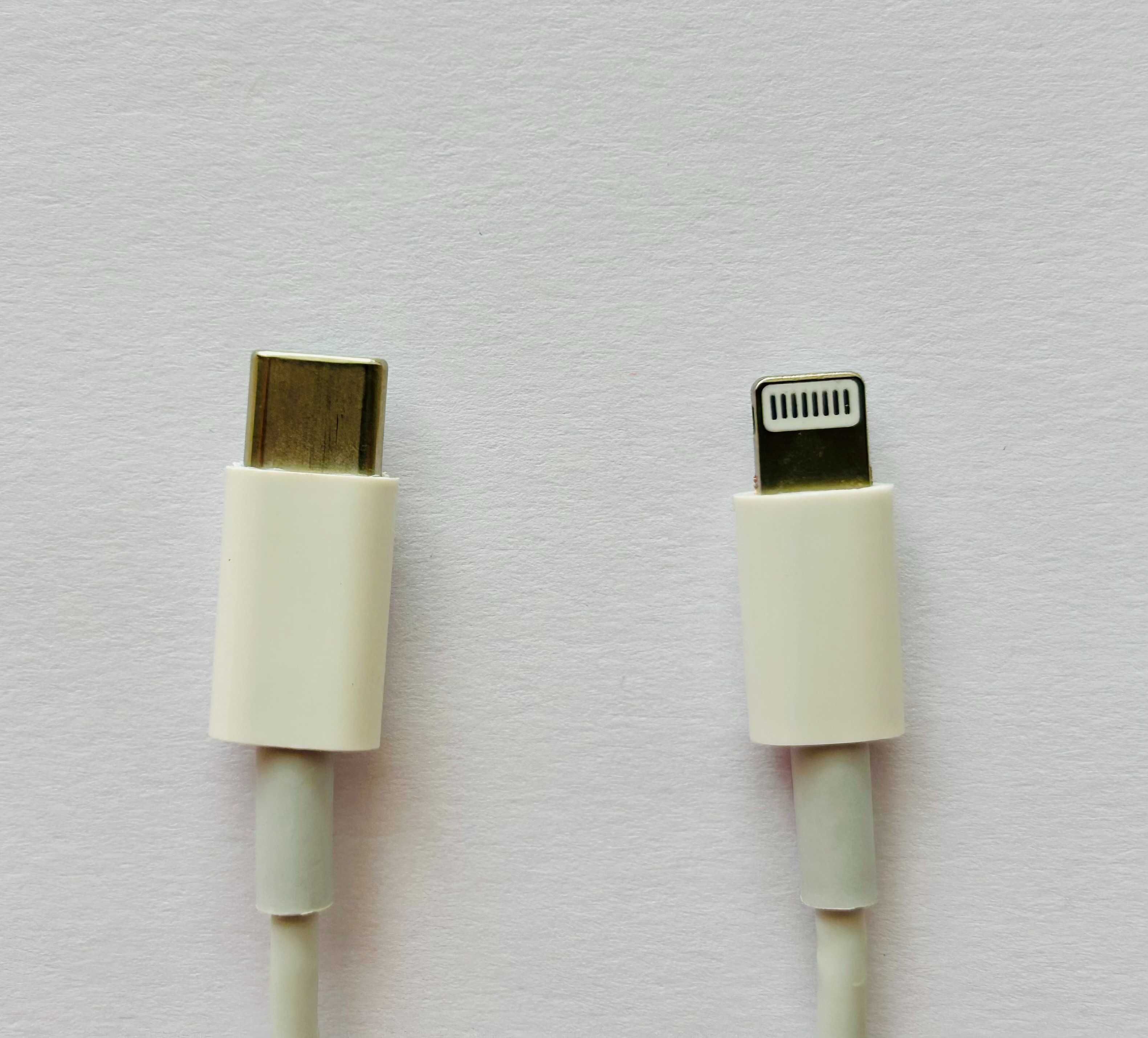 Kabel 1m USB-C Lightning do Ładowania IPhone 8,X,11,12,13,14 Mini 2x