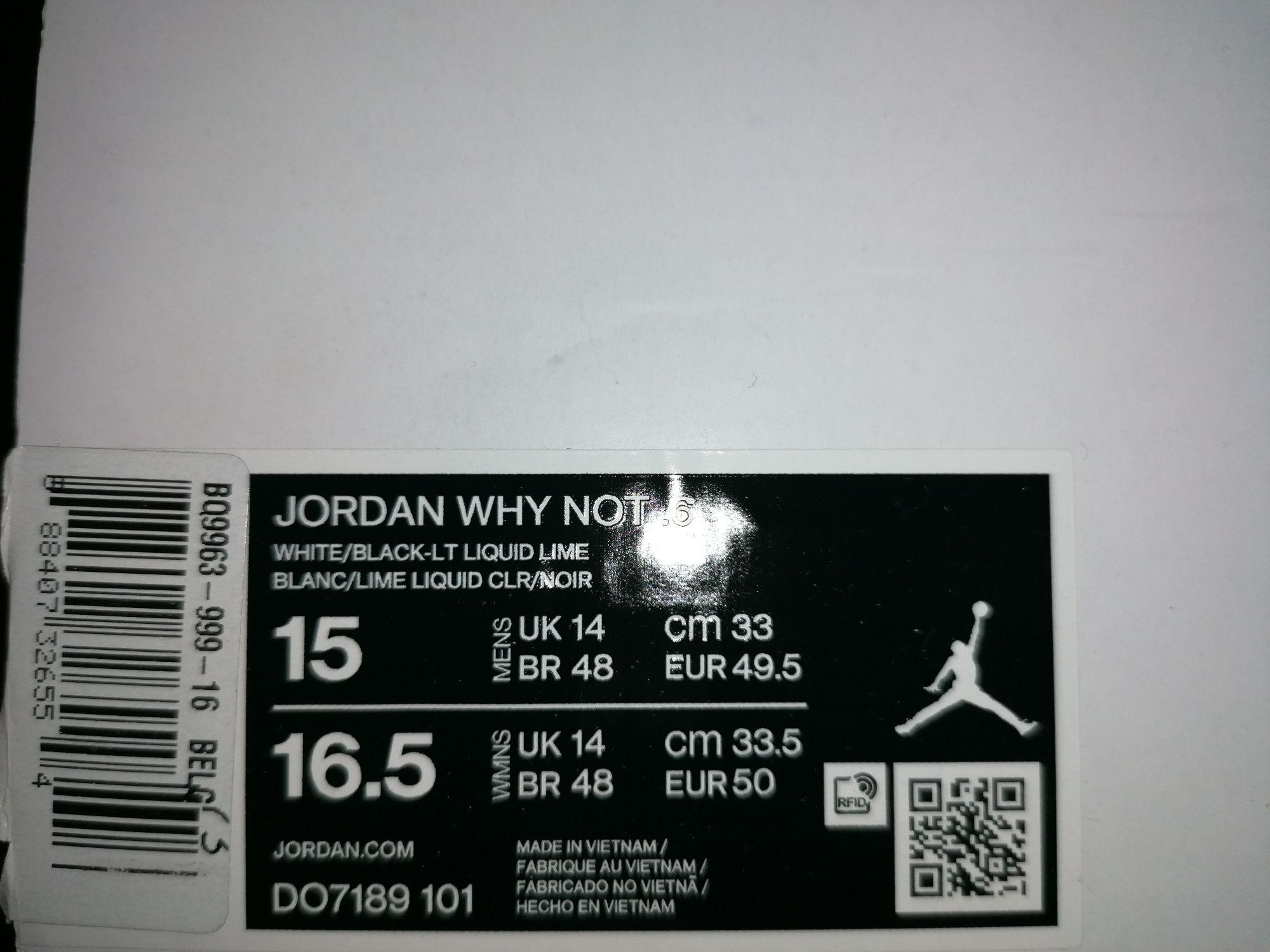 Nowe jordan why not 6 rozmiar 49,5/50