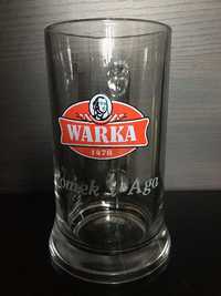 Kolekcjonerska szklanka kufel do piwa birofilia Warka