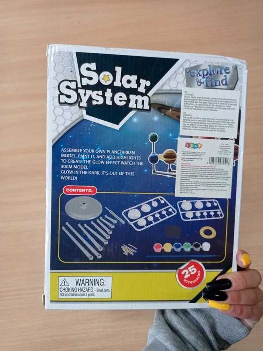 Zestaw zbuduj układ słoneczny planety