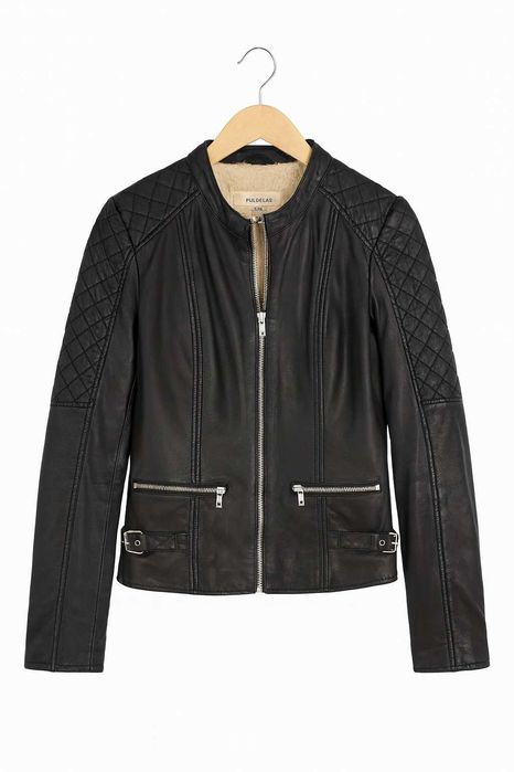 Skórzana kurtka r.36