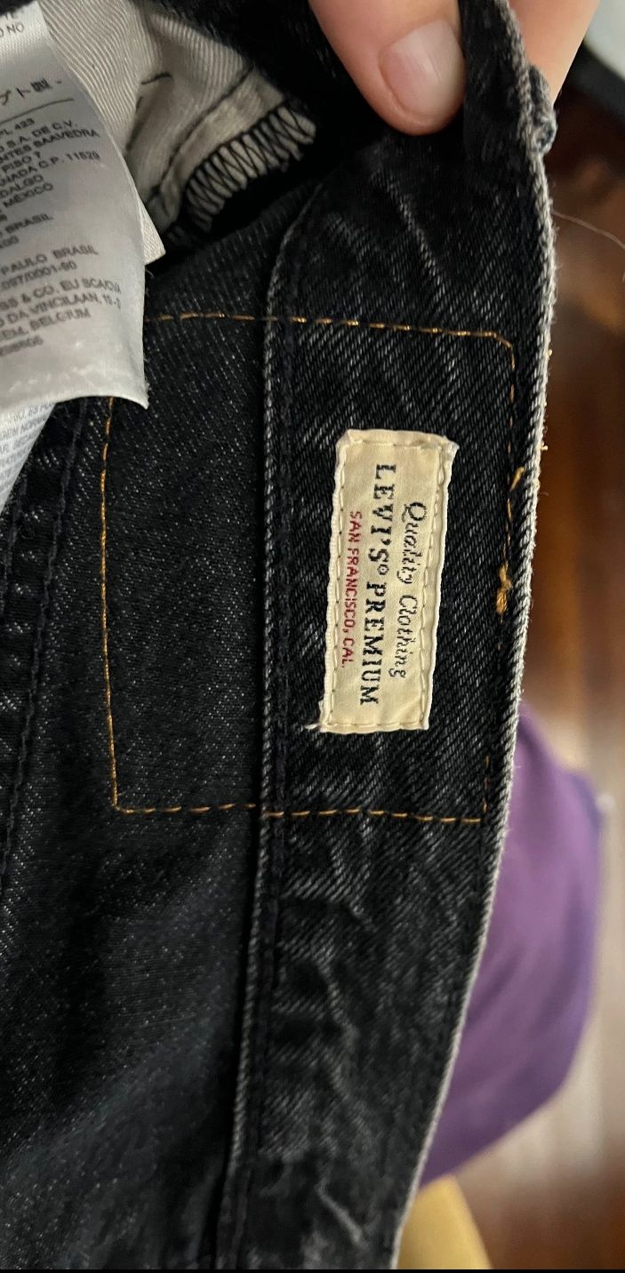 Levi's 501 W32 cinzenta