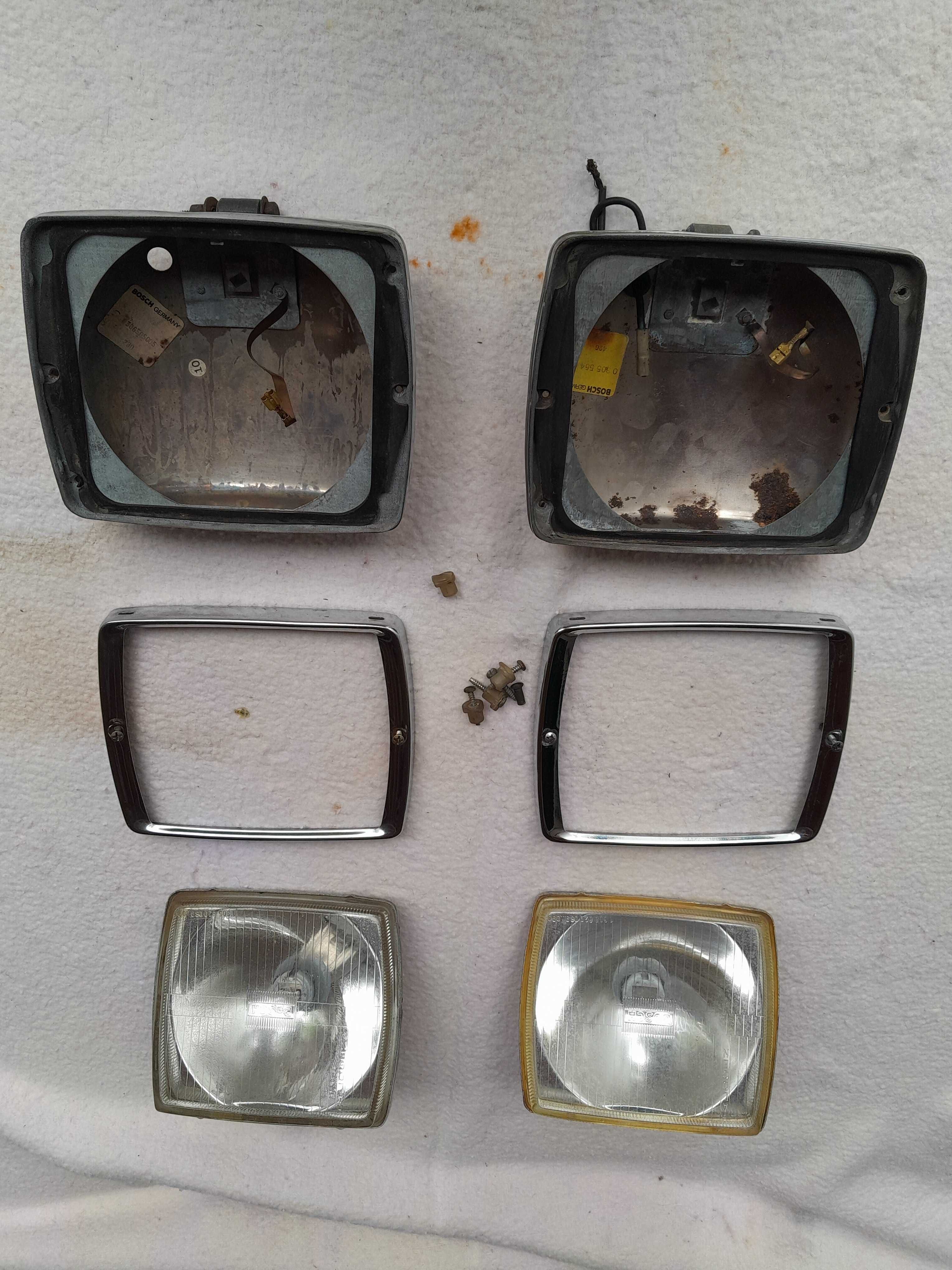 Antigos e classicos grandes farois suplementares Bosch W114 W115 W116