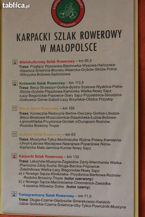 Karpacki szlak rowerowy w Małopolsce-Sądecki szlak rowerowy-153