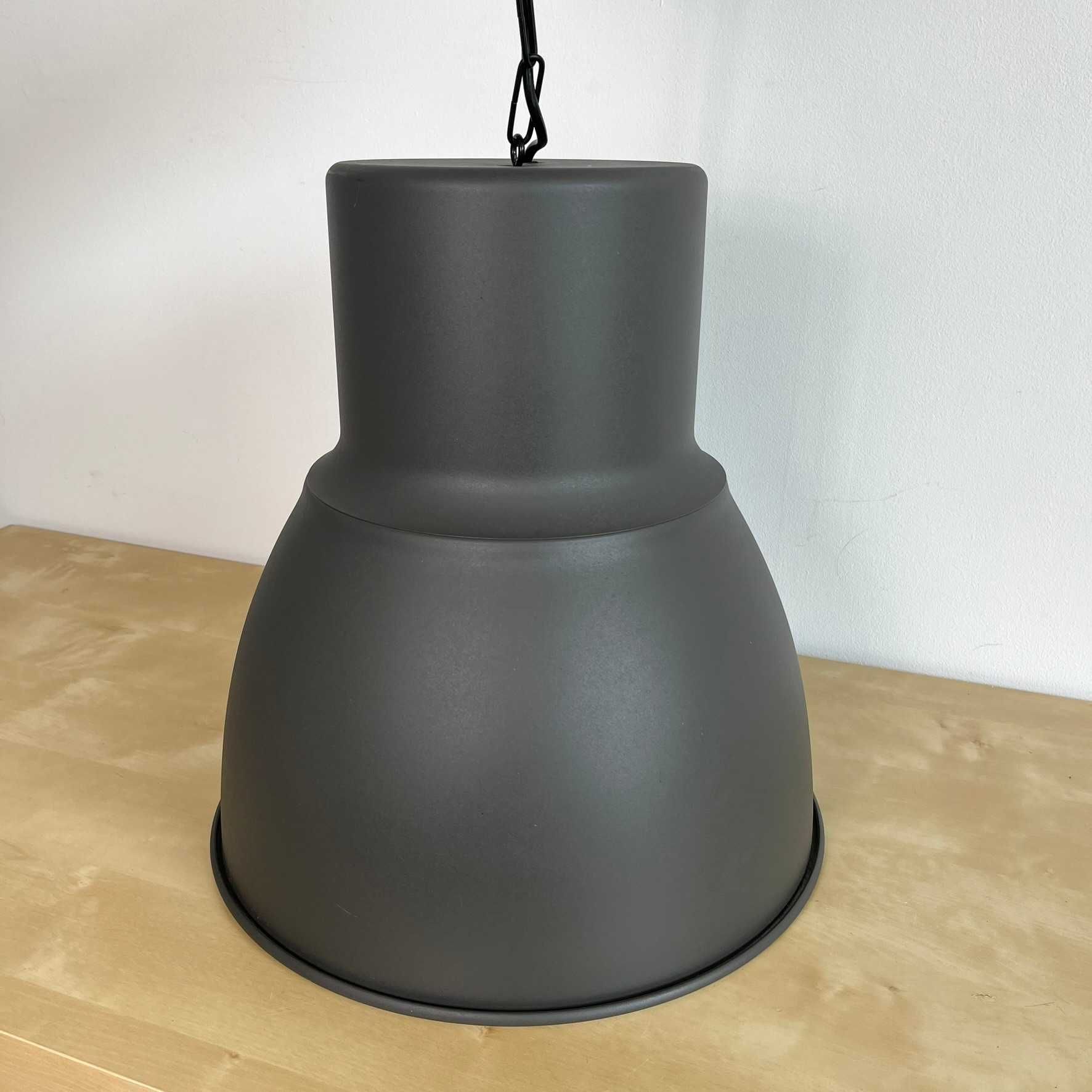 Lampa sufitowa duża LOFT Antracyt Grafit 40W