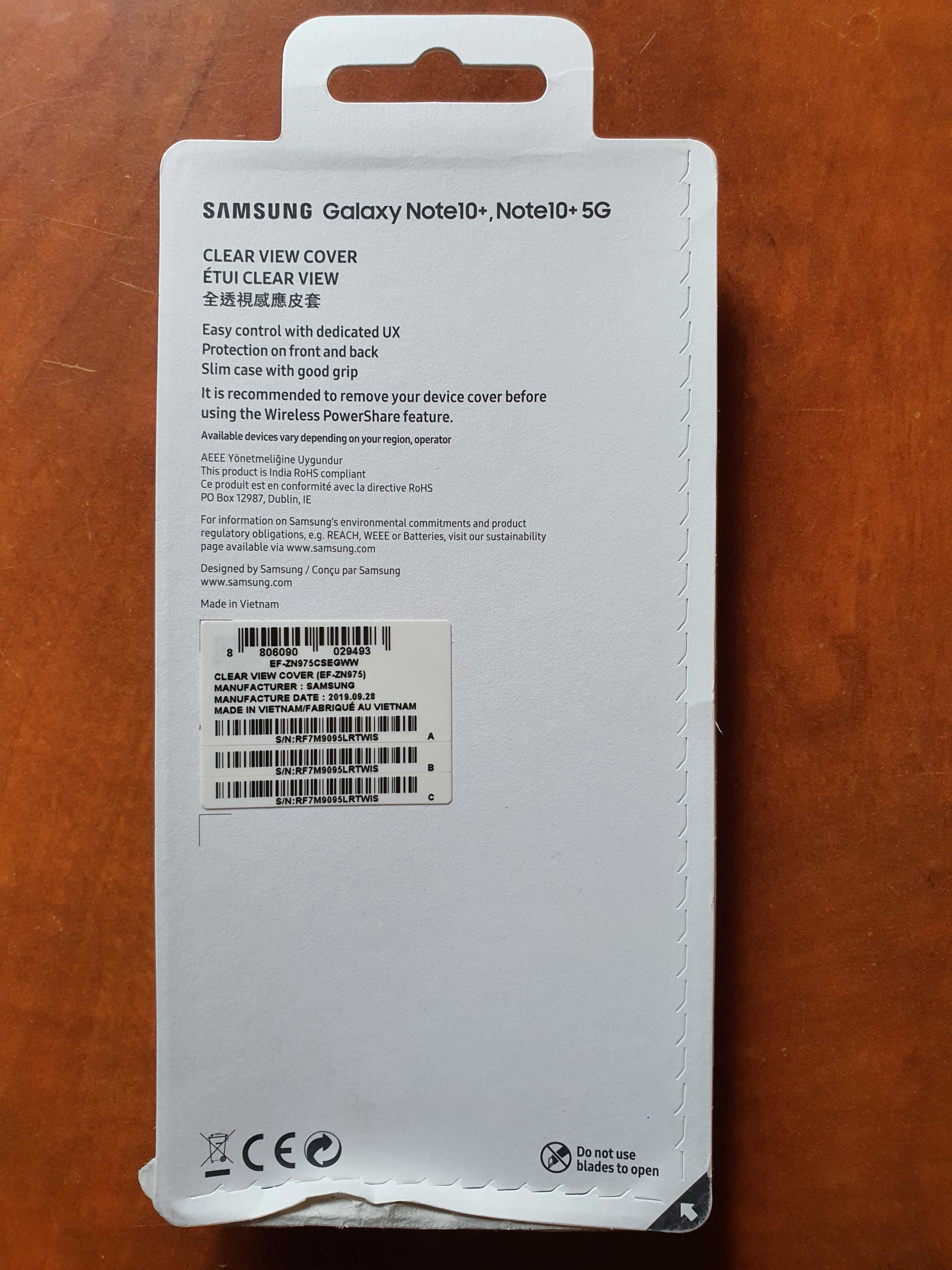 Etui do telefonu Samsung Galaxy Note 10+ PLUS (tylko pudełko!)