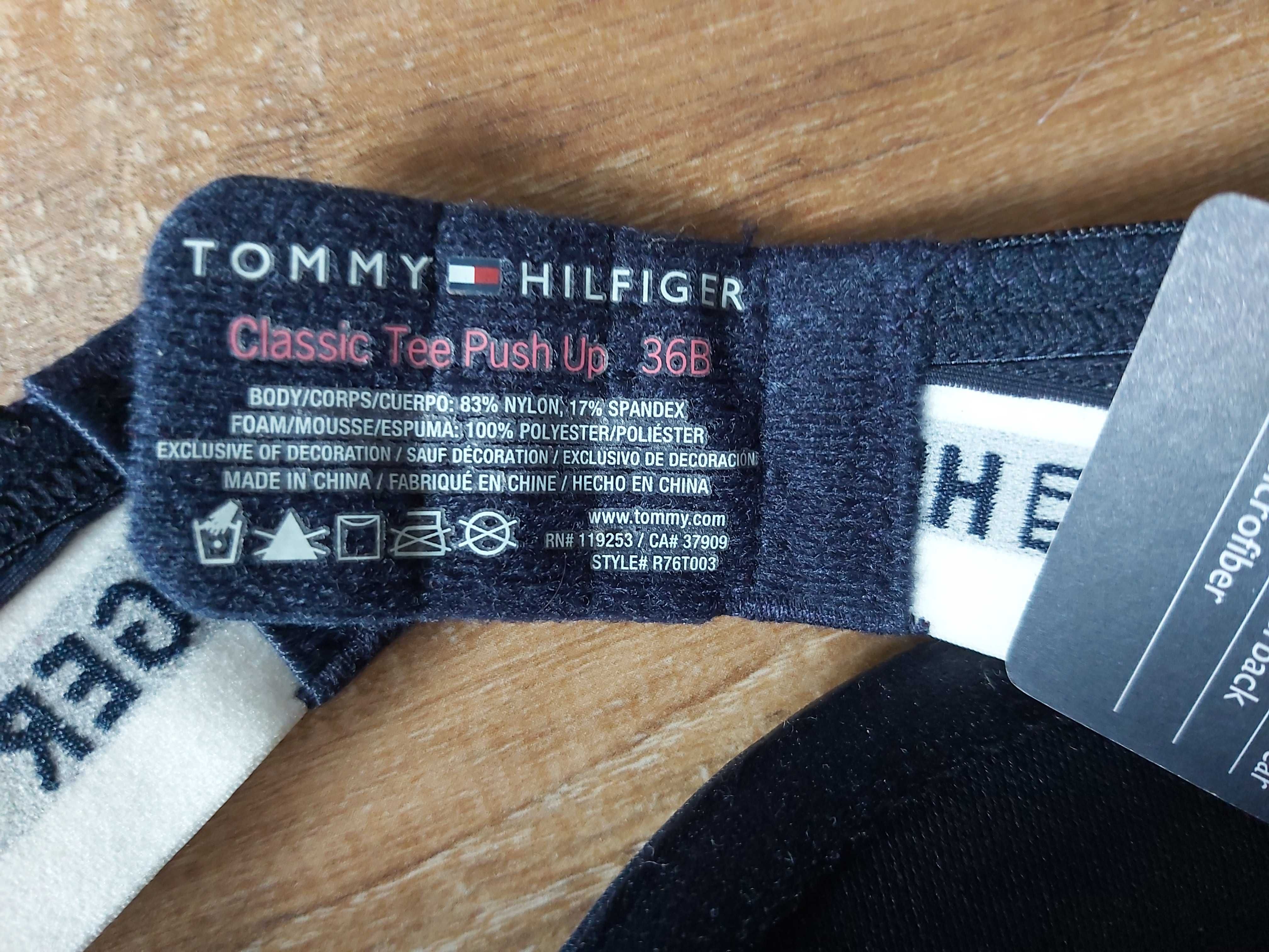 Nowy biustonosz push-up Tommy Hilfiger rozmiar 80B