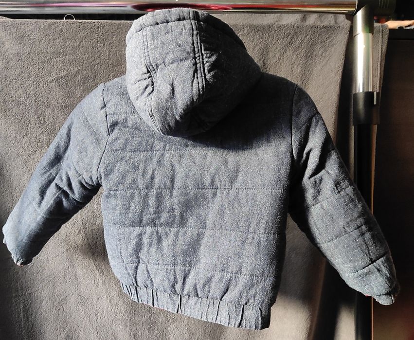 Dwustronna kurtka chłopięca rozmiar 110