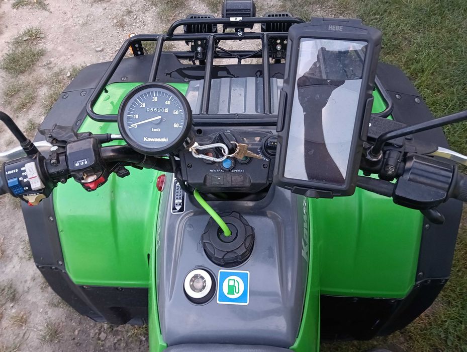 Quad kawasaki klf 300 4x4. homologacja stan idealny transport