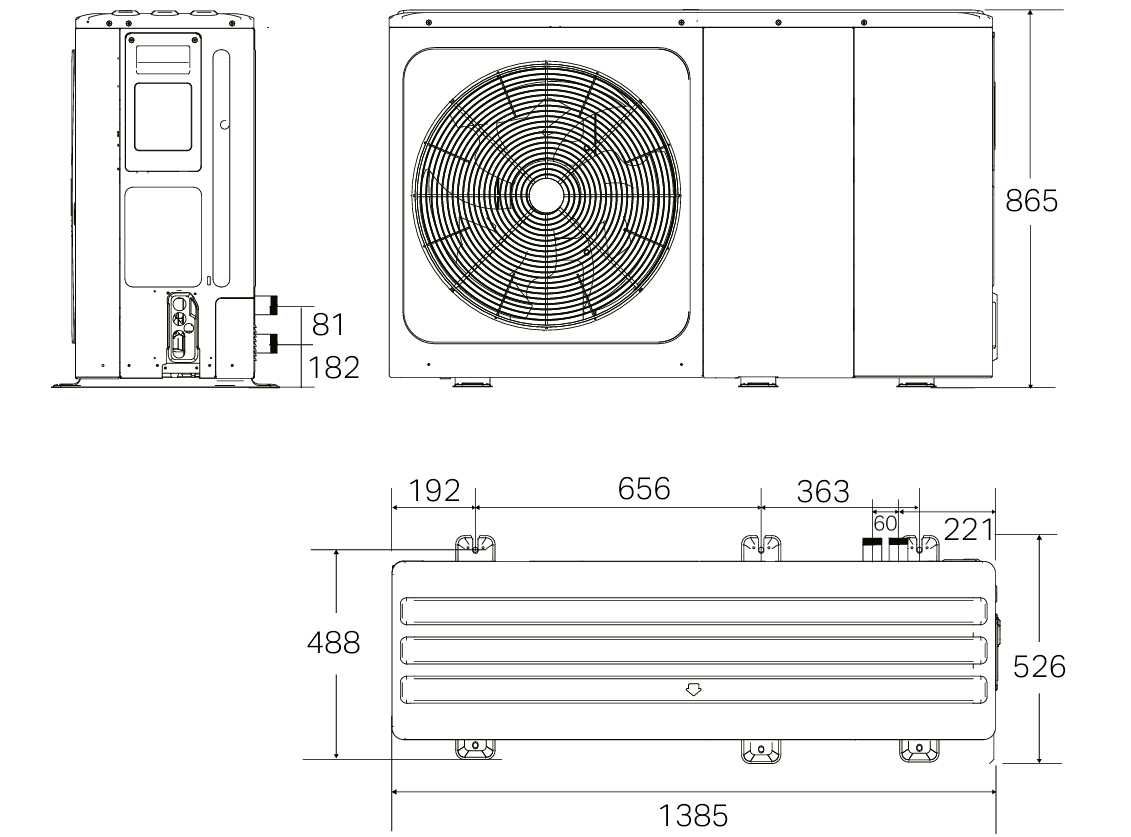 Pompa ciepła Monoblok Kaisai ARCTIC 8kW | KHC-08RY3-B