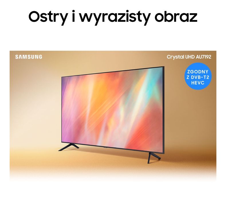 Telewizor Samsung UE43AU7192UXXH TV naziemna