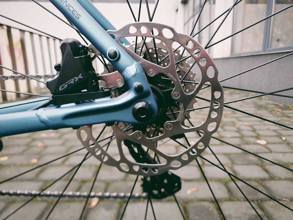 Romet Aspre 3.0, niebieski, rozm. 48, 56, gravel, shimano grx