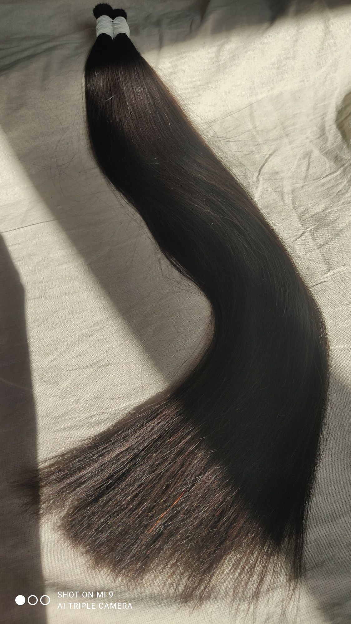 Волосся для нарощення слов'янське нефарбоване 60 70 см