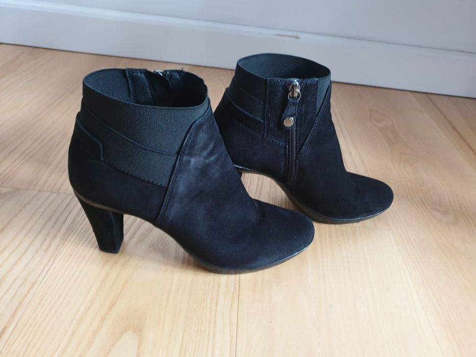 Buty geox zimowe botki czarne