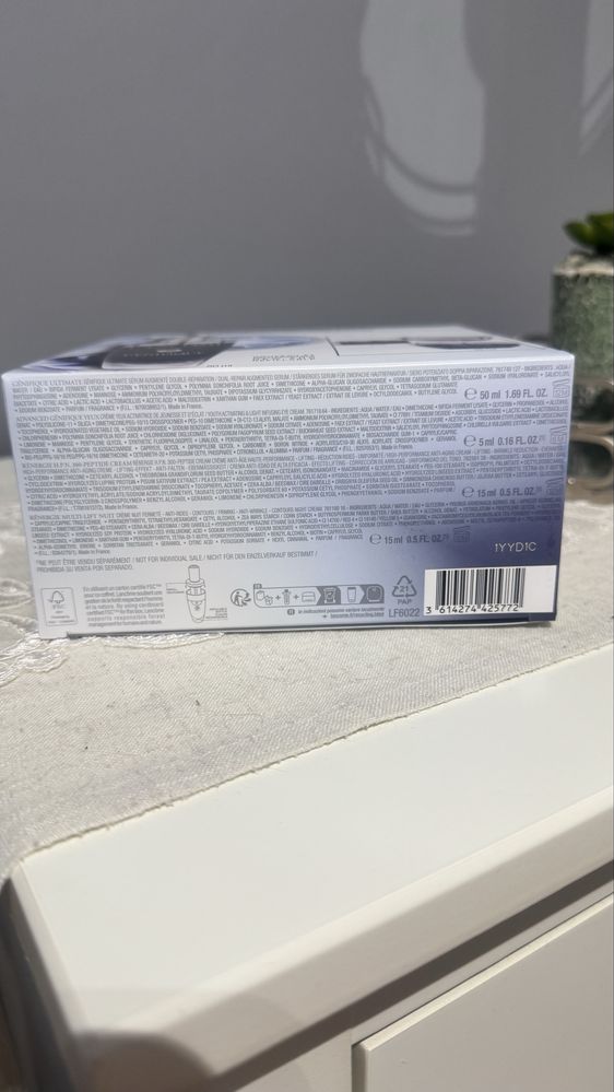 Duży zestaw Lamcome serum 50 ml i kremy do twarzy nowe
