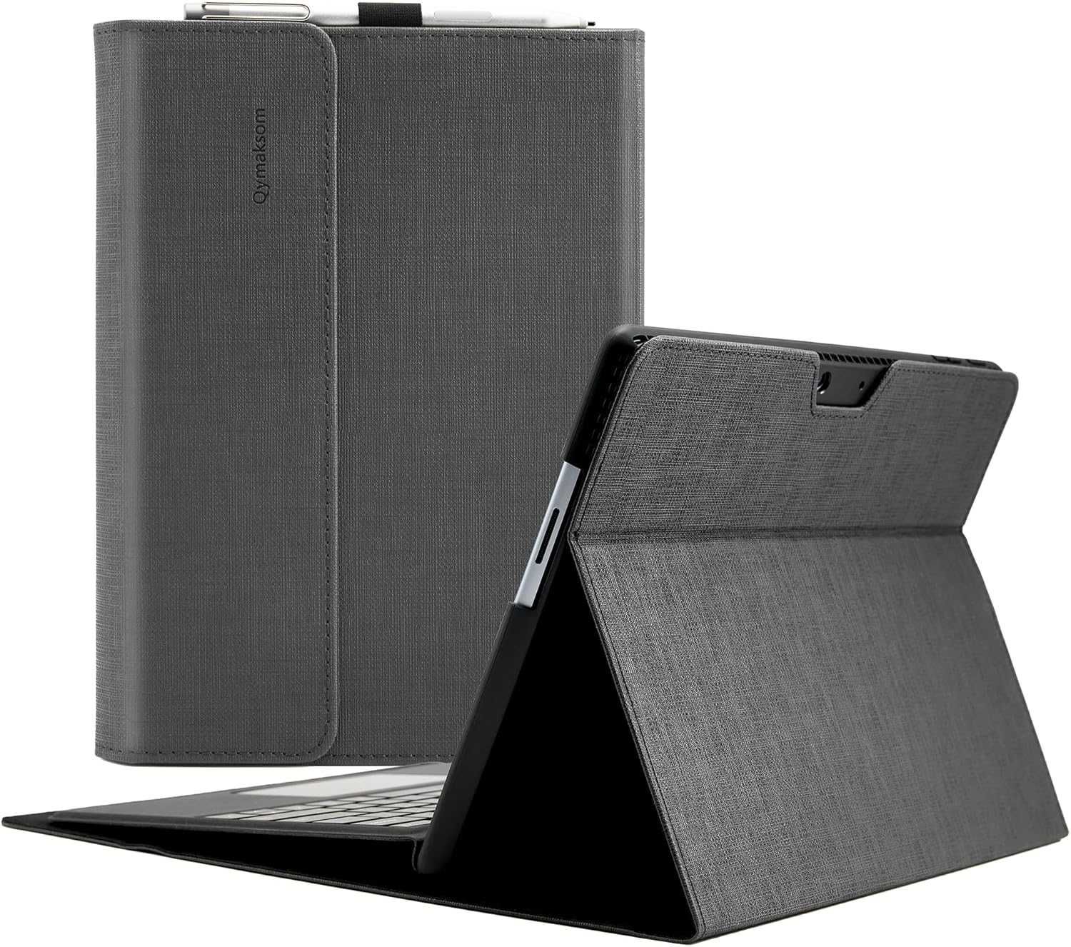 Etui ochronne Qymaksom do Surface Pro 11/10/9 13 cali szary