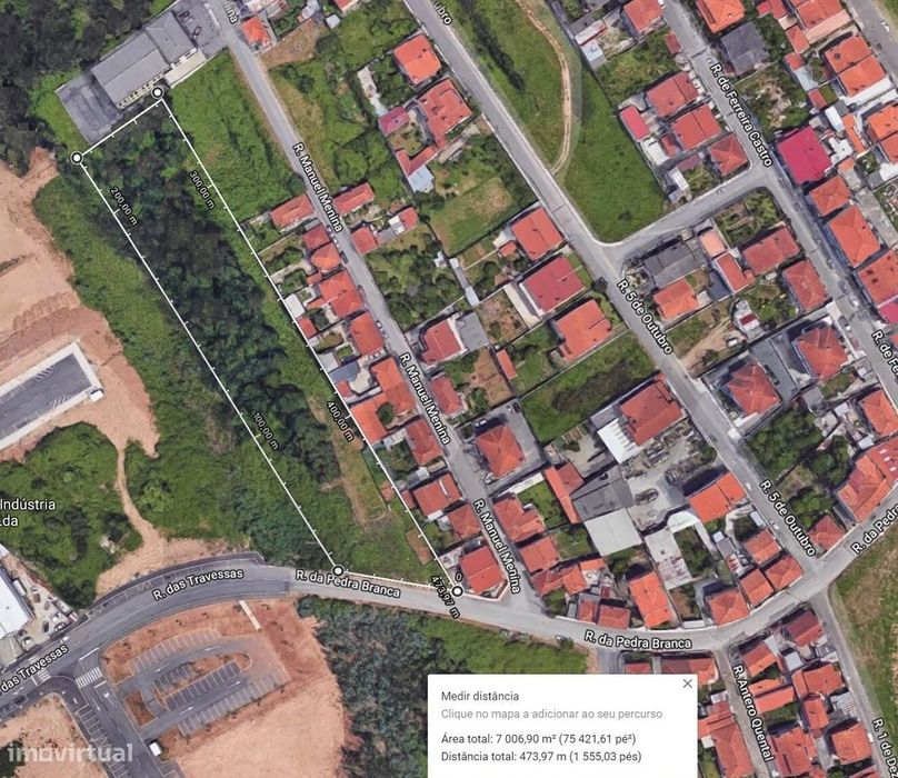 Terreno para construção a 1 min S. João da Madeira!