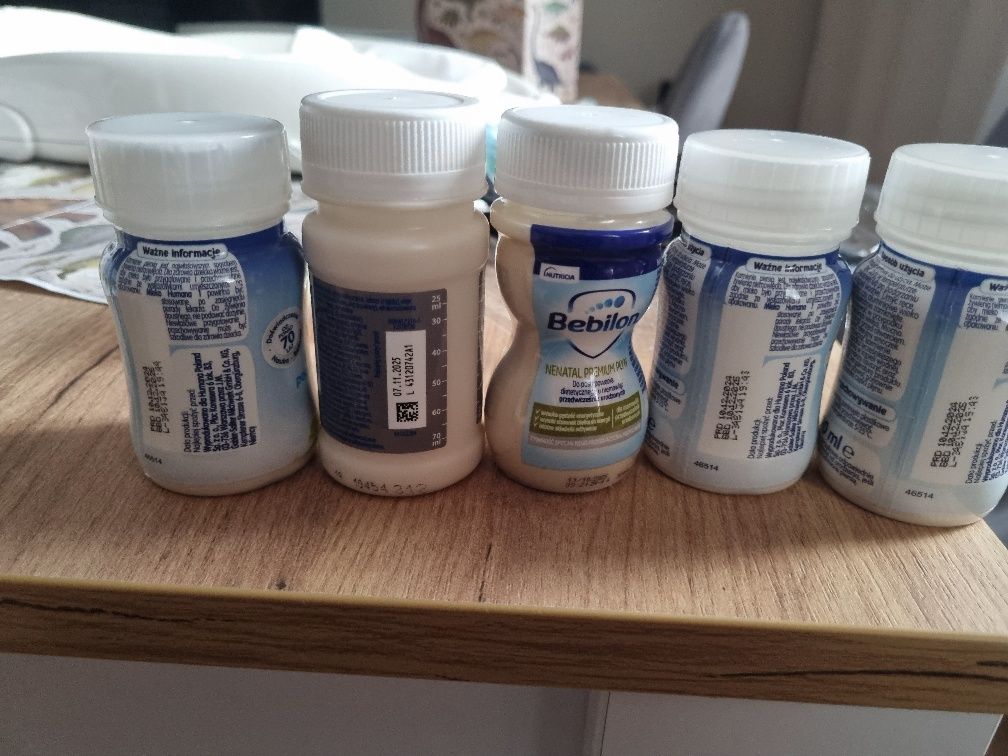 Mleko mix humana1 X3, Nan opti pro plus, Bebilon nenatal, smoczki nuk