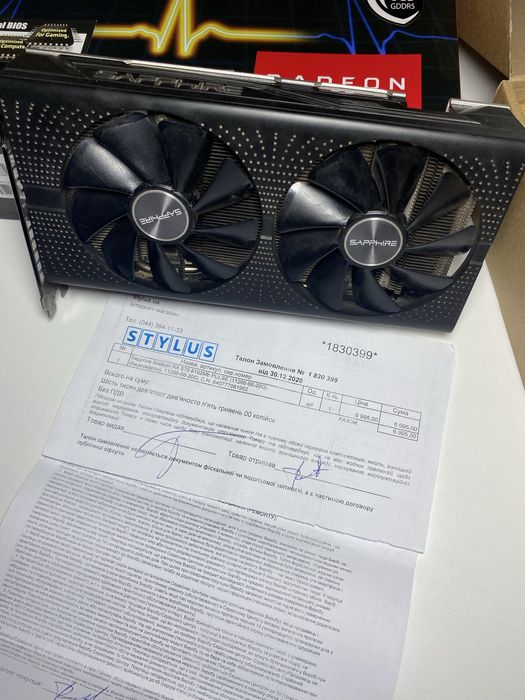 Відеокарта Rx 570 8gb Sapphire Pulse