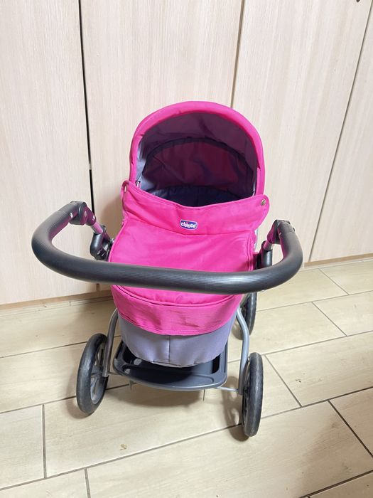 Коляска іграшкова chicco + 3 ляльки