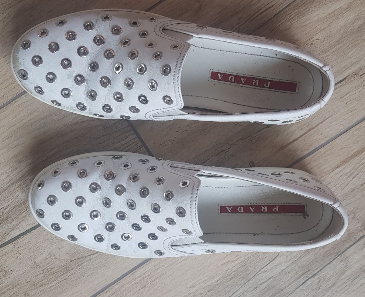 Мокасини туфлі Prada