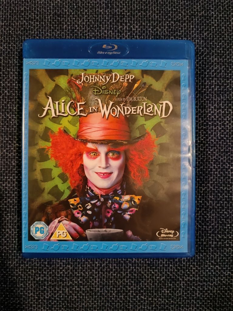 Blu ray do filme "Alice in Wonderland", Tim Burton (portes grátis)