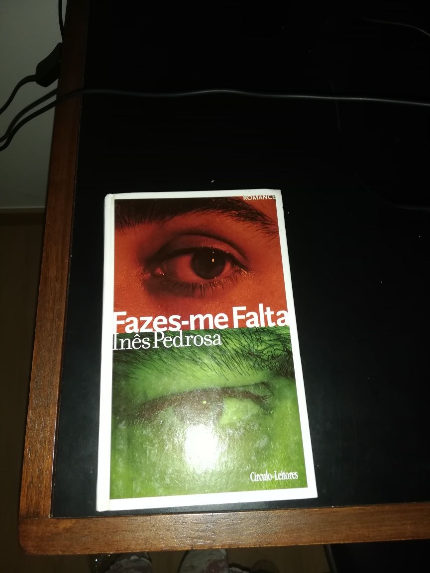 Vendo livro Fazes-me Falta de Inês Pedrosa