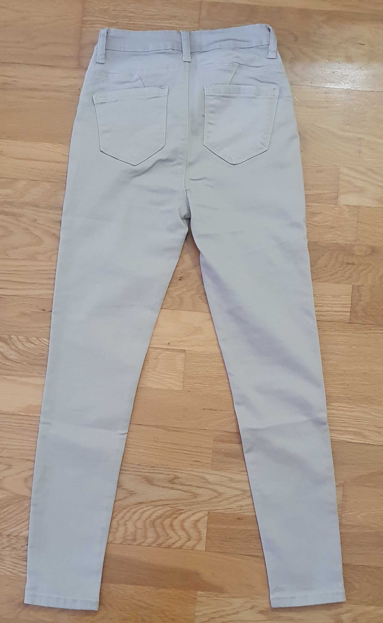 Calças Denim Femininas Bege