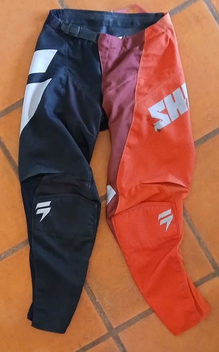 Calças motocross shift whit 3 tamanho 26