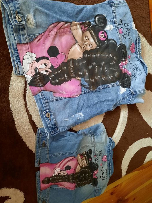 Курточки джинсові мама +донечка