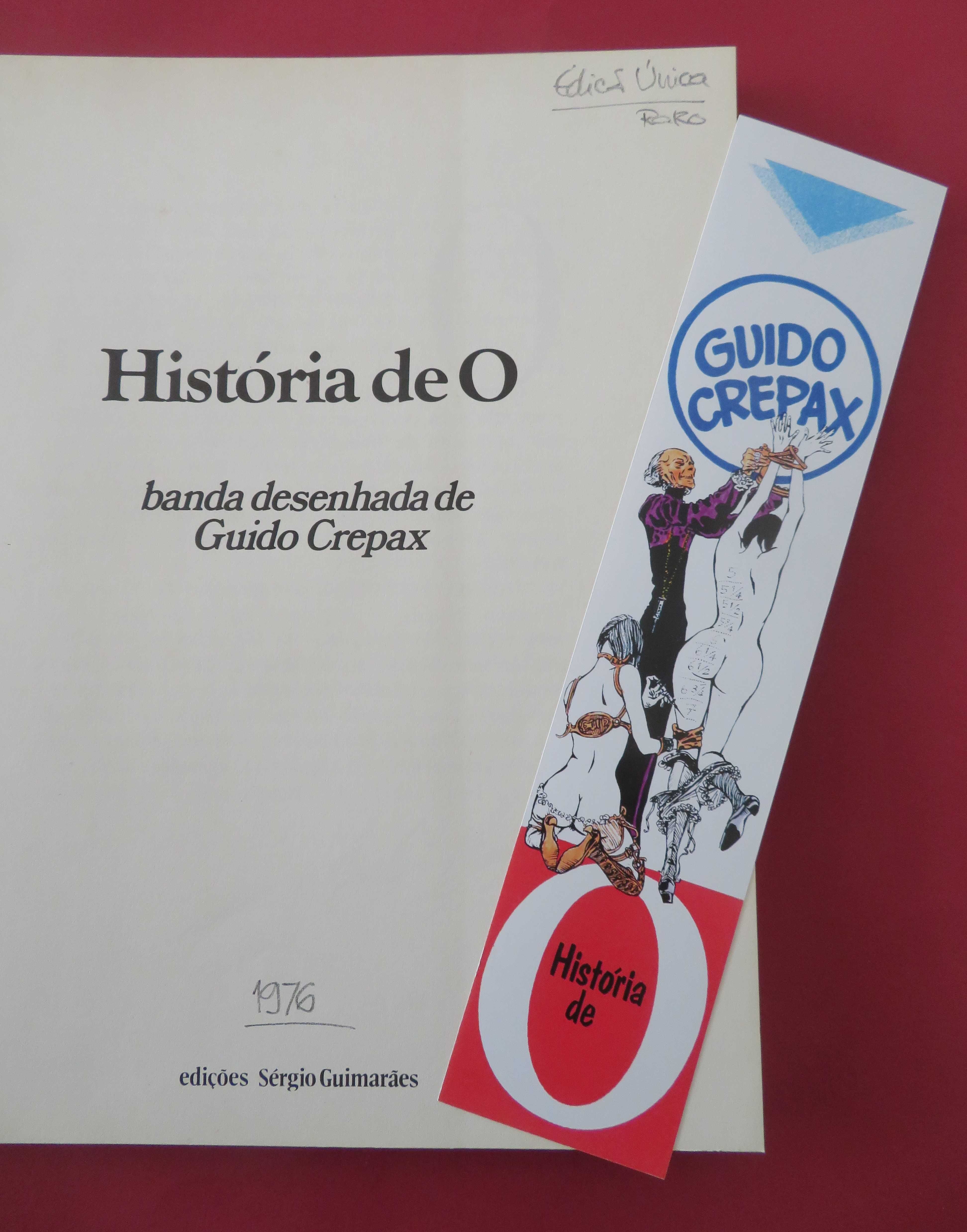 BD - História de Ó / Guido Crepax ( RARO)
