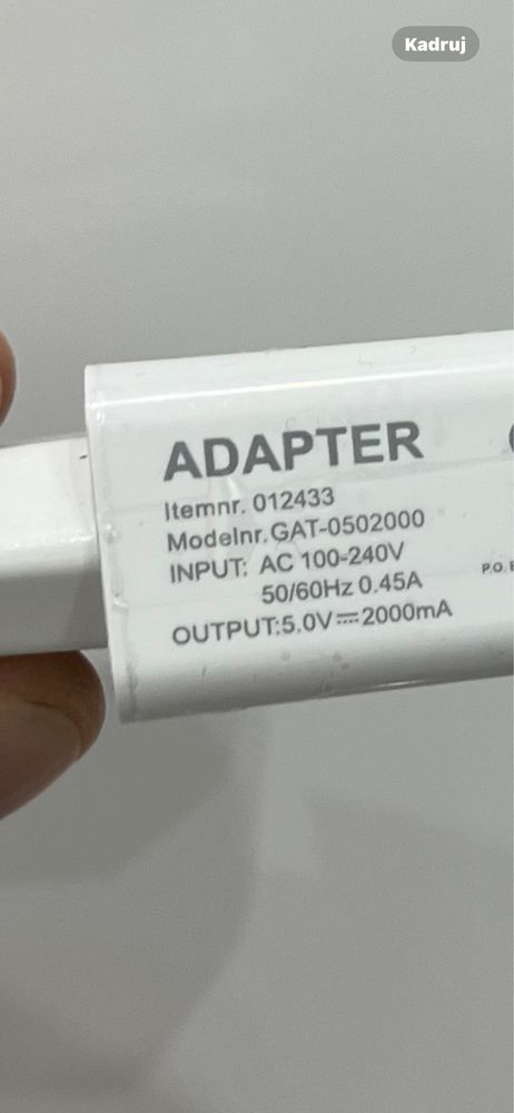 Ładowarka sieciowa USB 5V 2000mA 10 szt