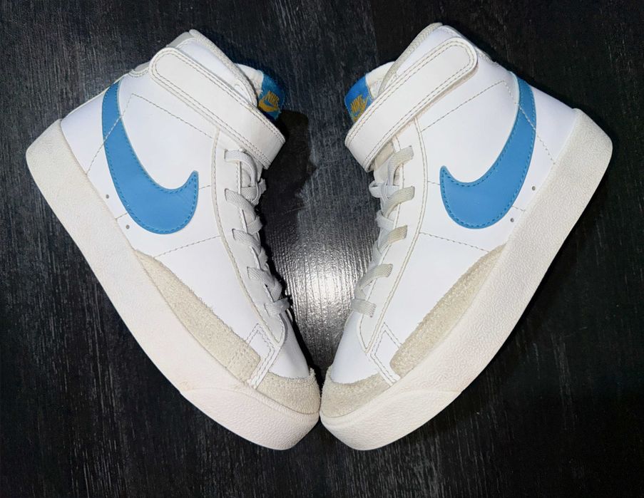 Шкіряні кеди nike blazer mid '77, оригінал, р-р 32, уст 21 см