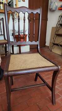 Cadeiras madeira 6x