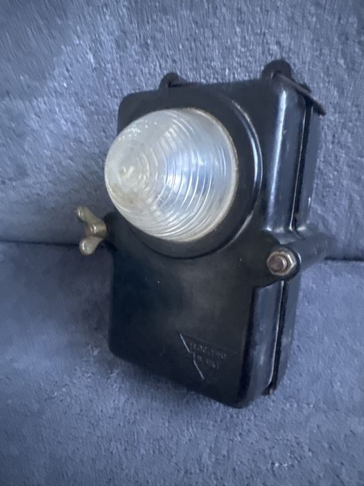 PRL Stara lampka kolejowa