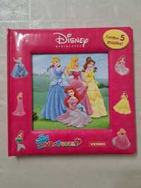 Livro Puzzle - Disney Princesas