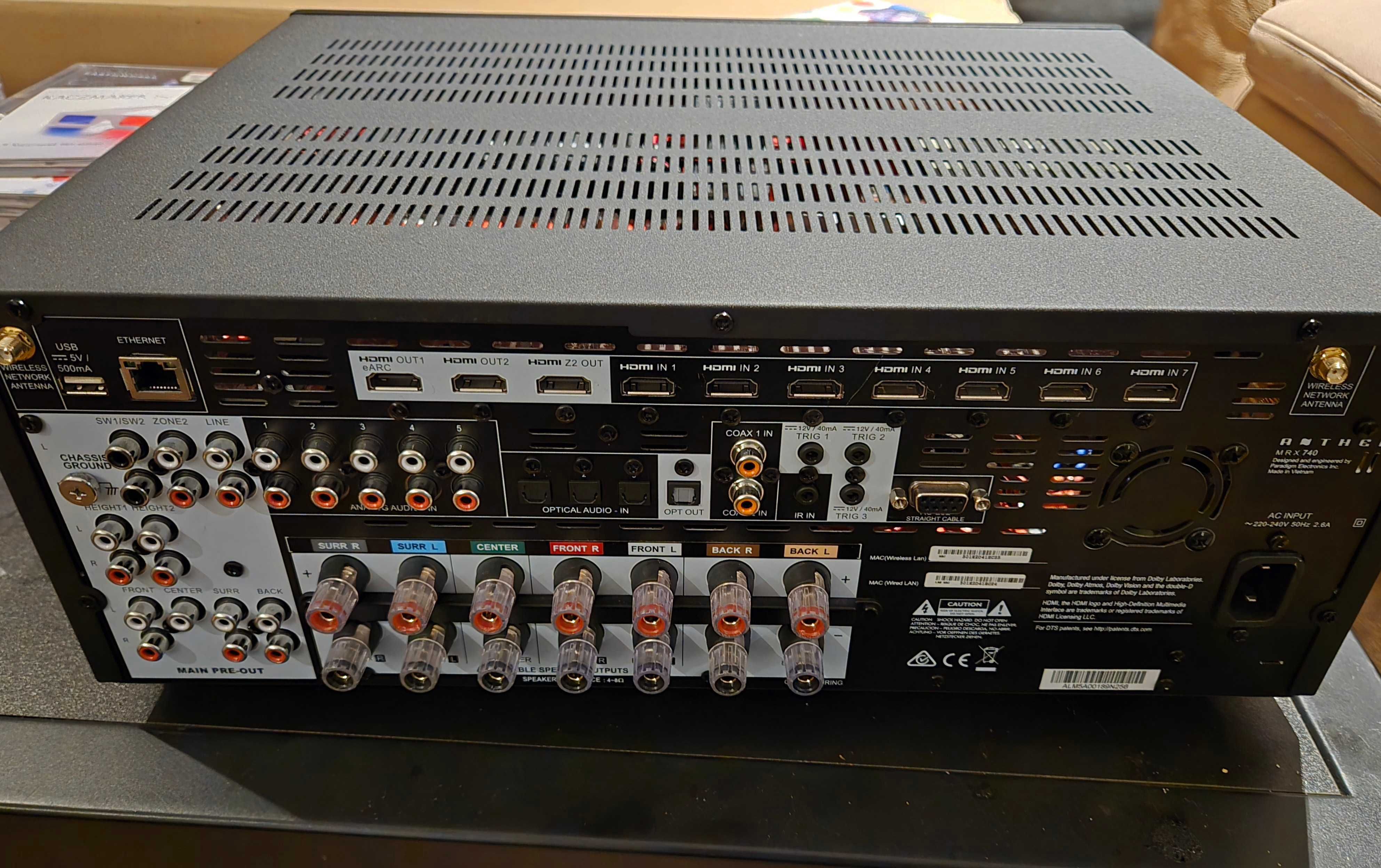 Amplituner Anthem MRX 740 stan idealny.