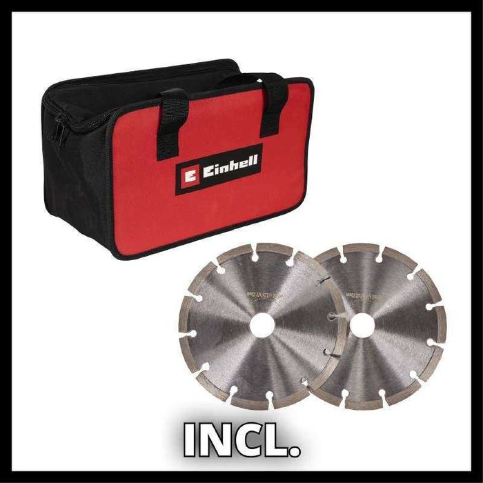 Штроборіз TE-MA 1500 Einhell - 1500Вт / 125мм / 2 ріжучих диска