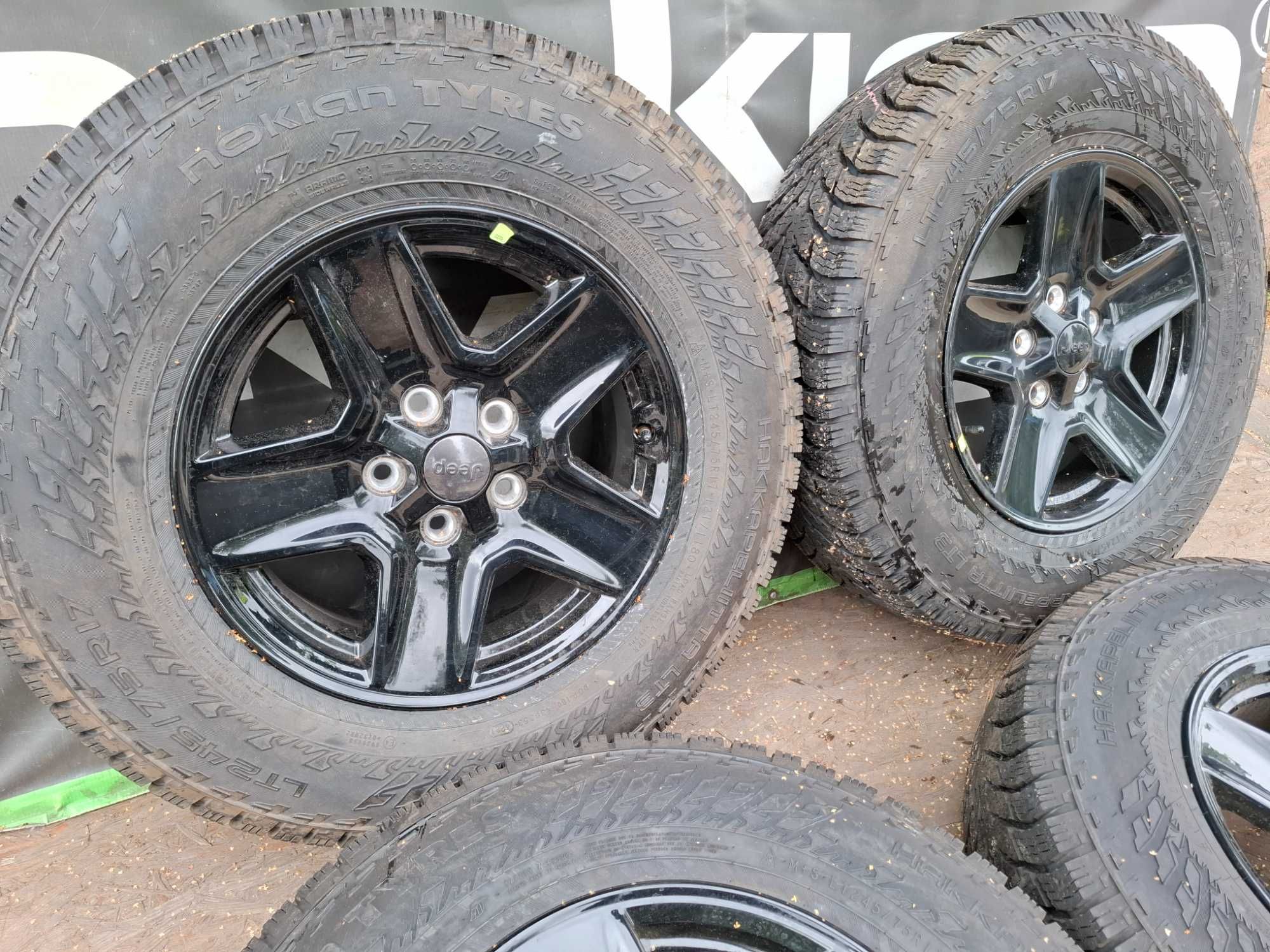 Felgi aluminiowe ! JEEP WRANGLER 17 CALI ! NOWE MONTAŻ ! TMPS !