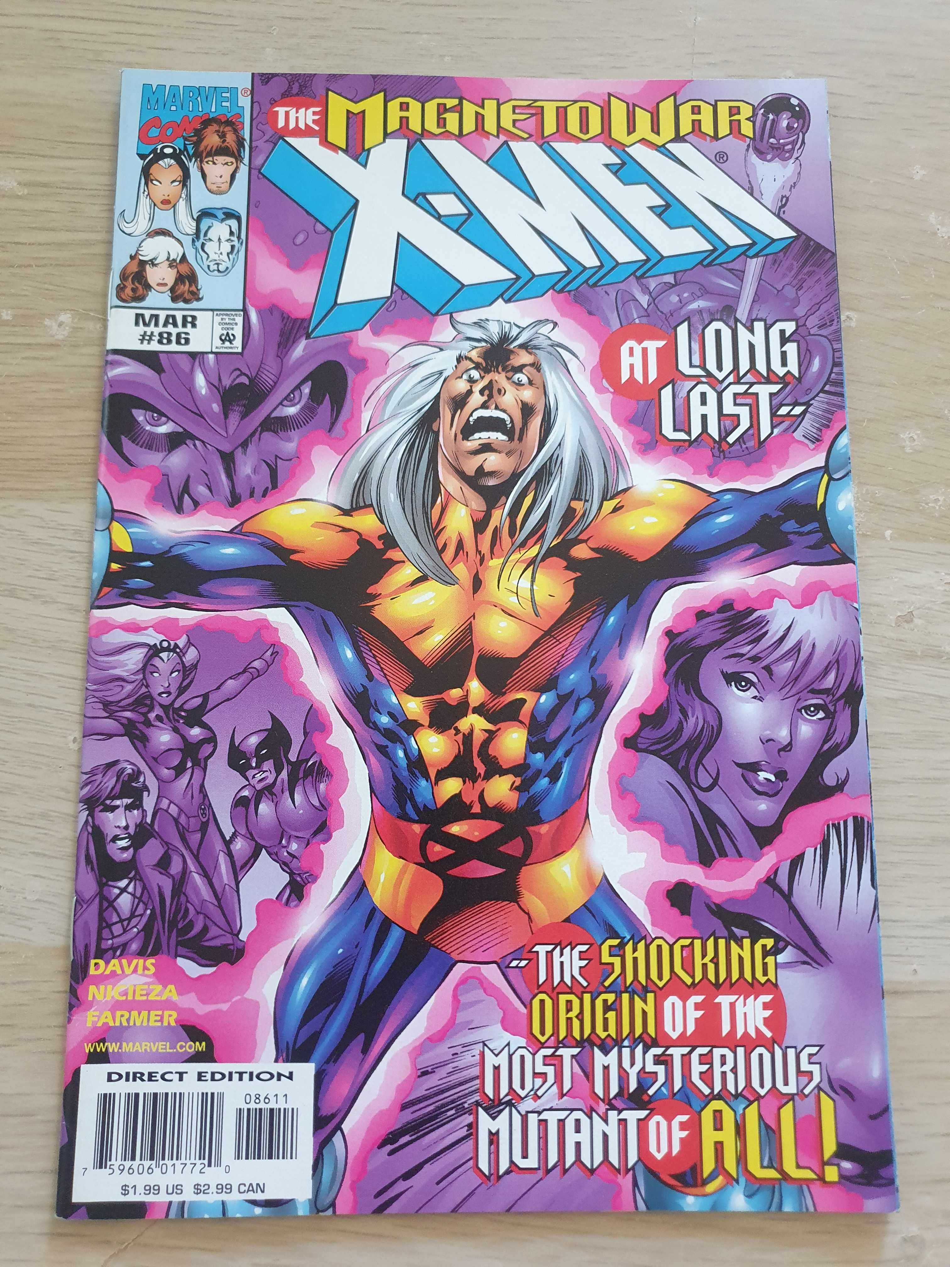 Magneto War - The Uncanny X-men vol 1: 365, 366, 368 X-men: 86 (ZM126)