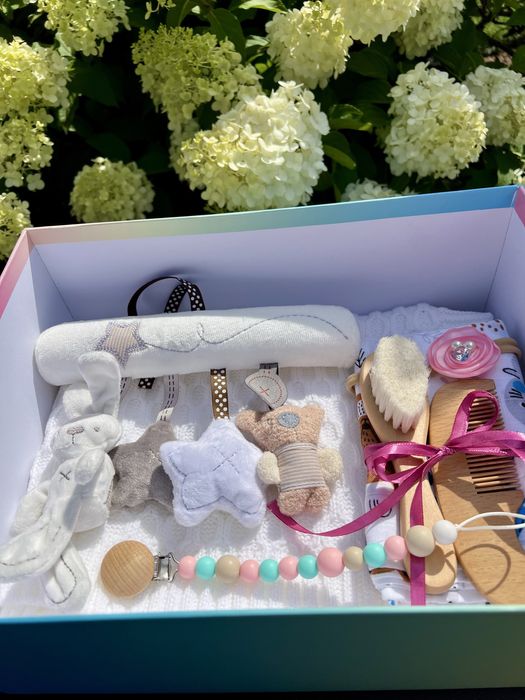 Przepiękny, personalizowany box prezentowy dla noworodka