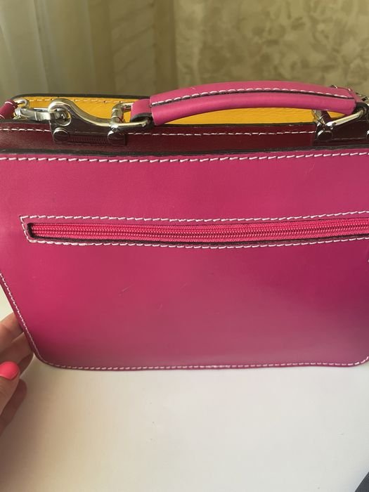 Італьянська сумка з натуральної шкіри