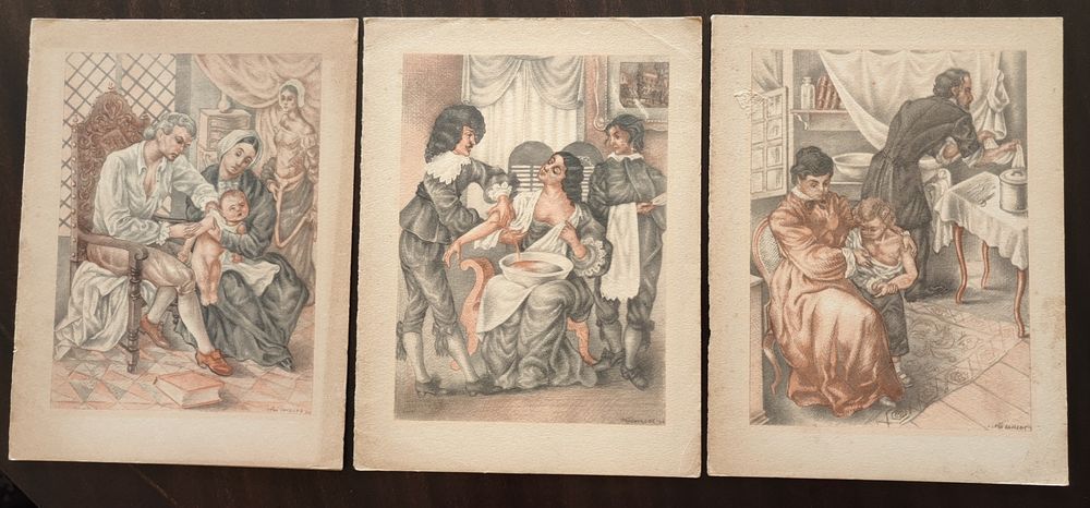 Gravuras momentos da medicina desenho de João Carlos