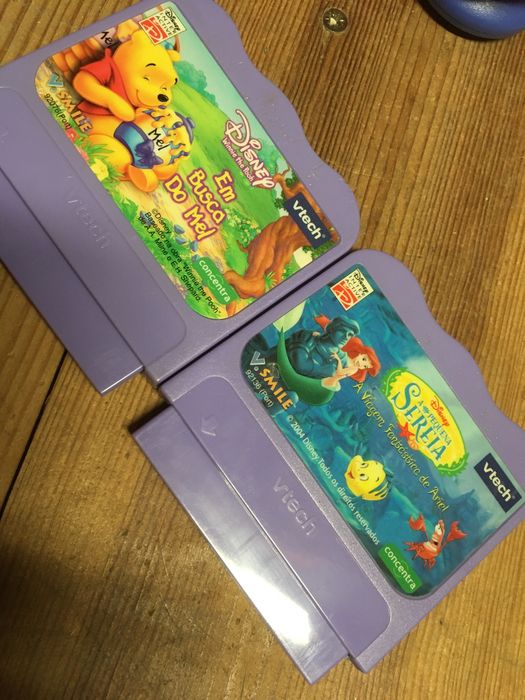 Consola jogos V.smile sistema educativo tv