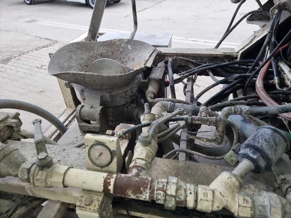 Naczepa mixokret  do posadzek transmix