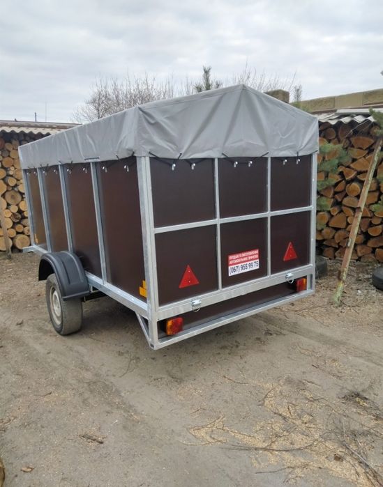 Продам прицеп новий оцинкований 1.50*3.00*1.00 з документами