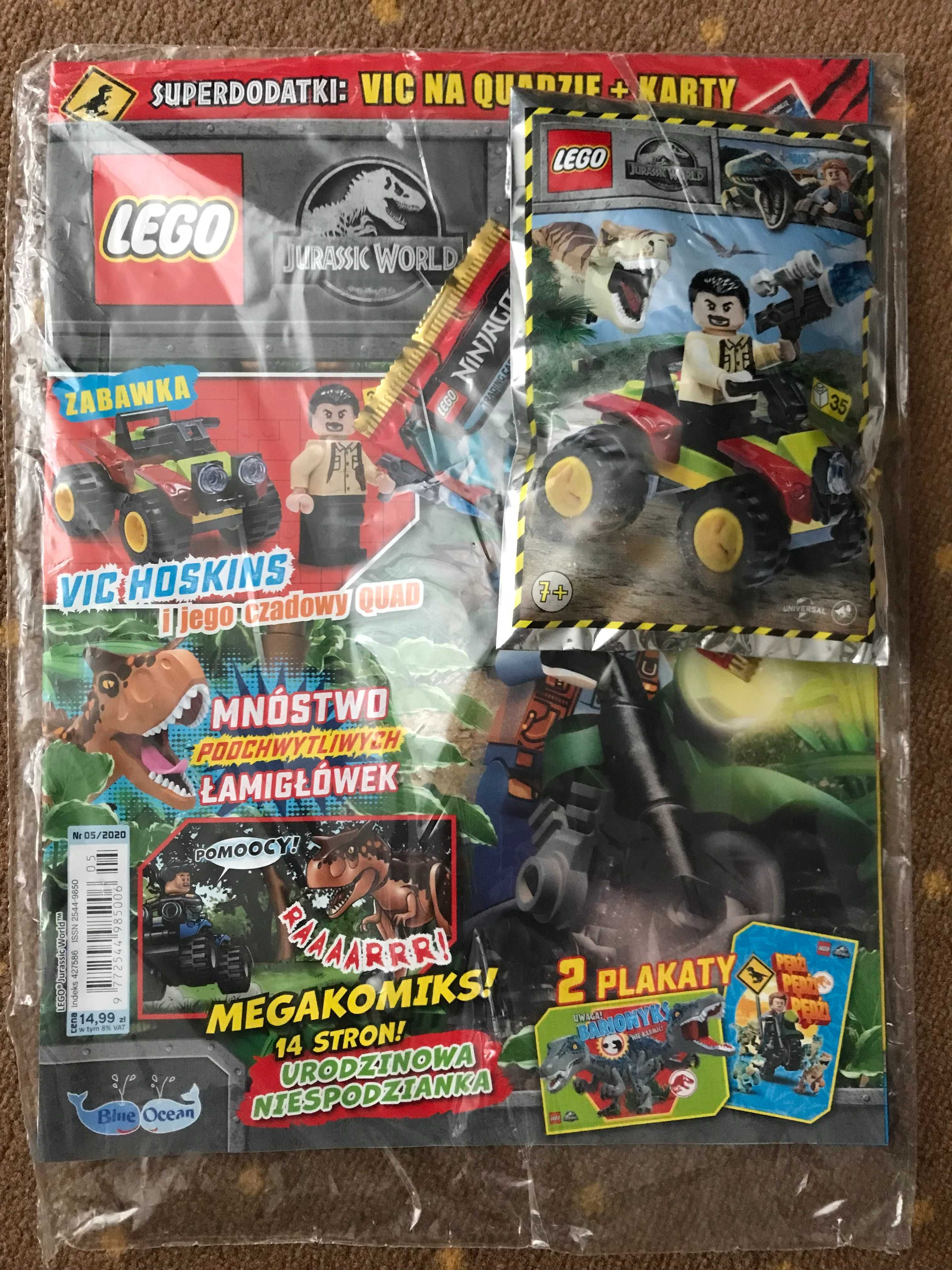 Nowa gazetka Lego Jurassic World nr 05/2020, VIC na quadzie