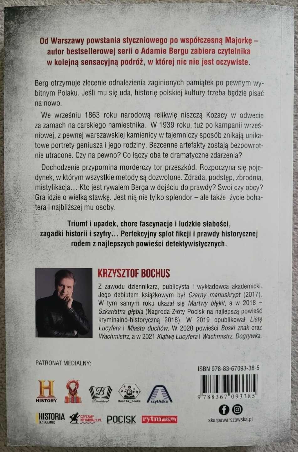 Książka kryminał Wirtuoz, Krzysztof Bochus