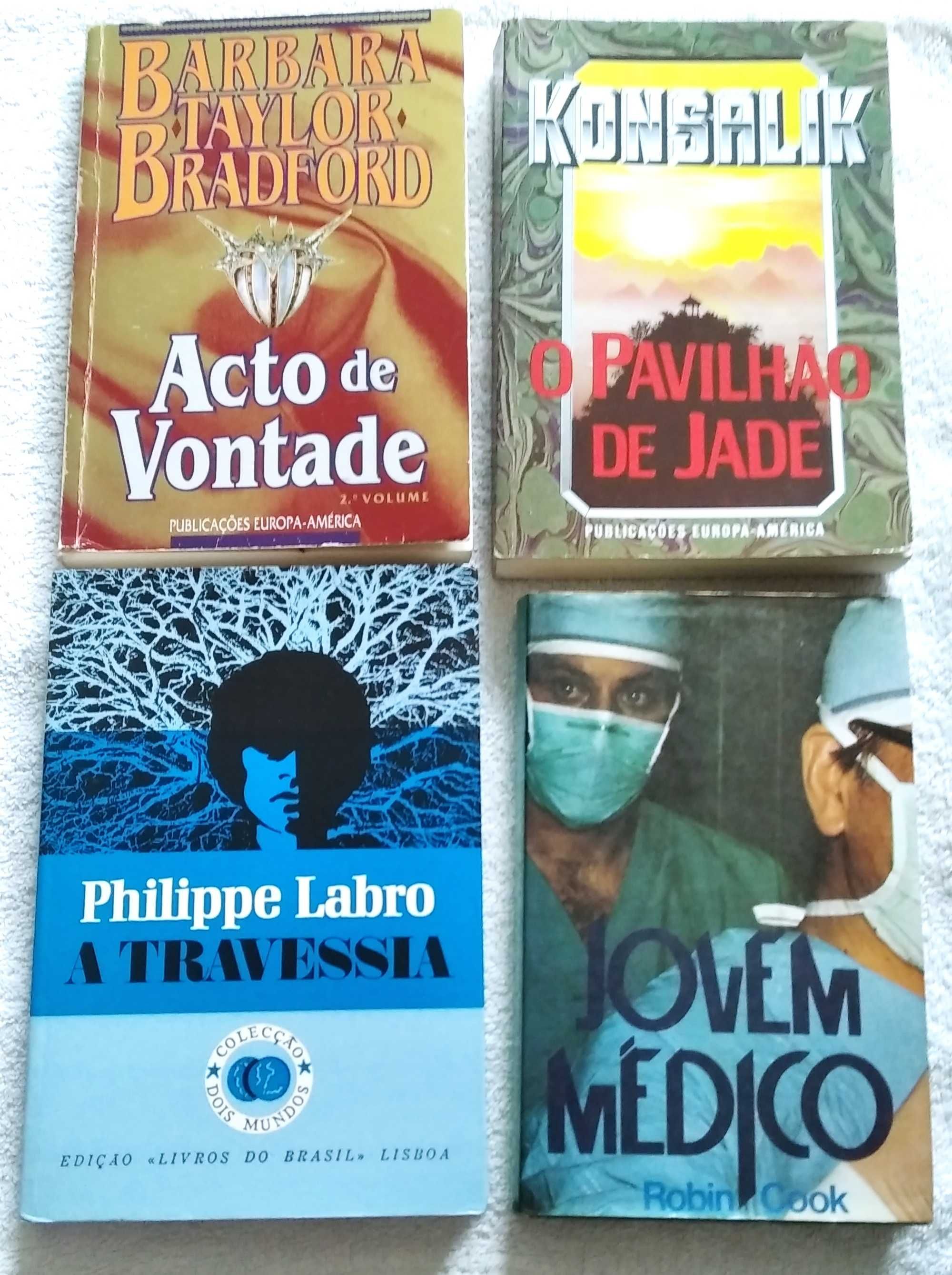 Livros - Barbara Taylor Bradford, Konsalik, Philipe Labro e Robin Cook
