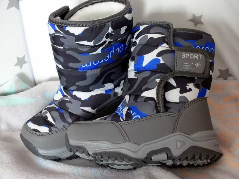 Botas térmicas Sport para neve tamanho 28